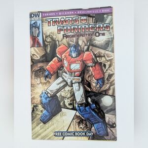 Regeneration One Comic Book - Red and Blue